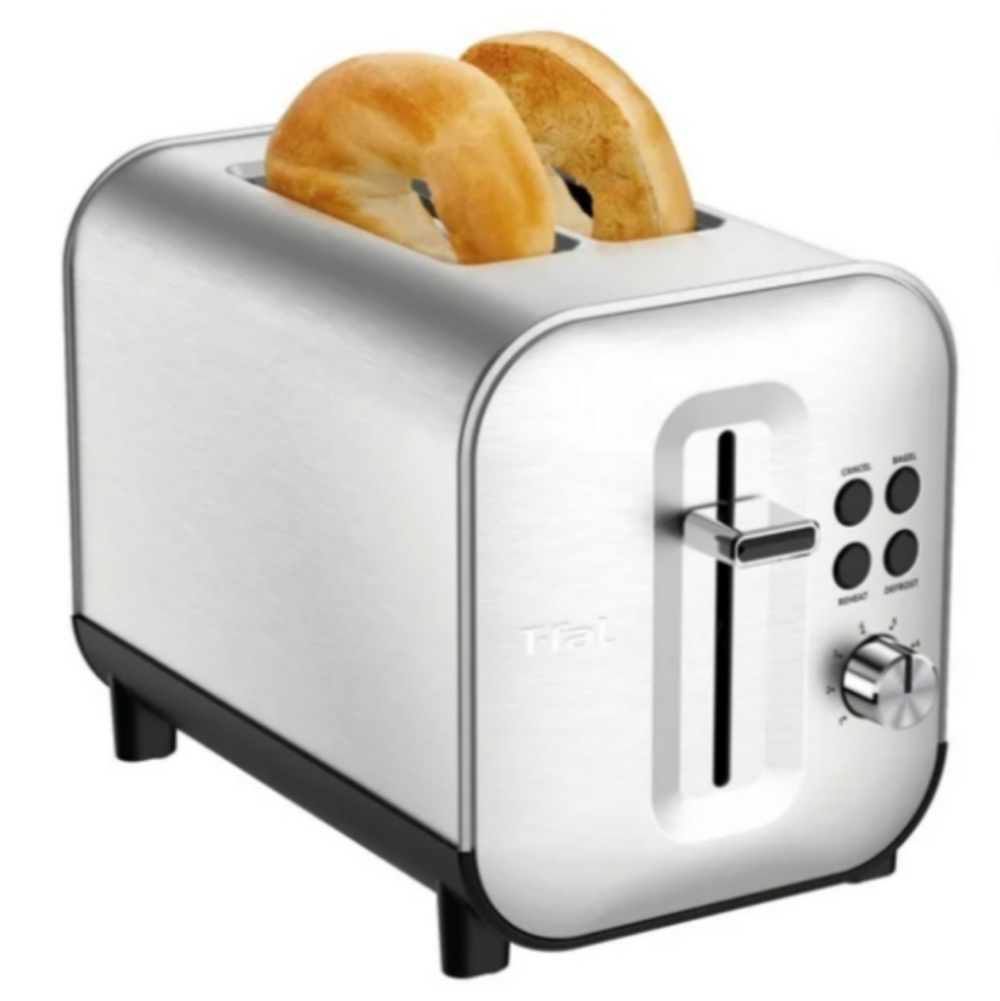 T-fal Silver 2-Slice Toaster